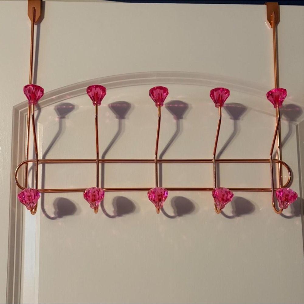 Juicy Couture Pink and Gold gem hooks